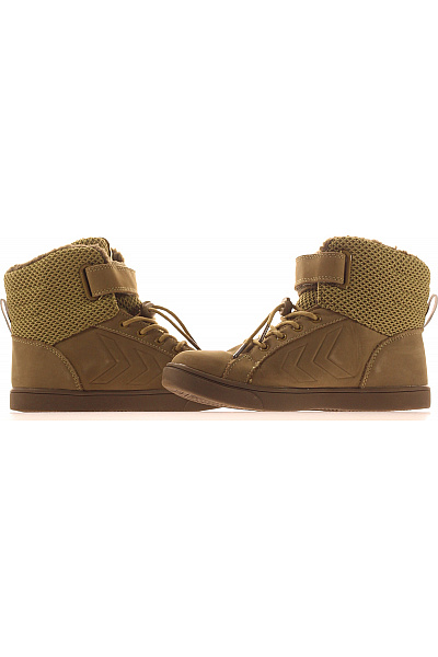 hummel Khaki kotníkové zateplené tenisky na suchý zip Velikost 39 | hummel | obrázek 5