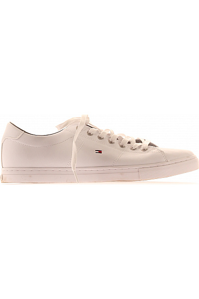 TOMMY HILFIGER Pánské Bílé Tenisky Volnočasové šněrovací Vel. 44