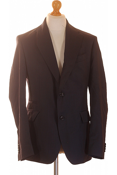 windsor. Pánské vlněné sako elegantní business jednořadé tmavě modré Vel. 50 | windsor. | obrázek 2
