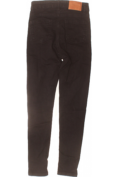 Oasis Dámské černé skinny džíny s vysokým pasem bavlněné Vel. 8 | Oasis | obrázek 2