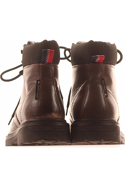 TOMMY HILFIGER Pánské hnědé kotníkové šněrovací workery podzimní zimní Vel. 41 | TOMMY HILFIGER | obrázek 4