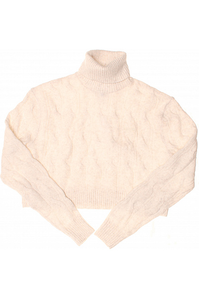 TOMMY HILFIGER Dámský crop svetr s copánkovým vzorem a rolákem Vel. EU S | TOMMY HILFIGER | obrázek 2