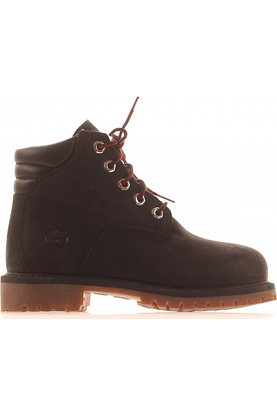 Timberland Dětské Kotníkové Kožené Boty šněrovací Podzimní Velikost 31