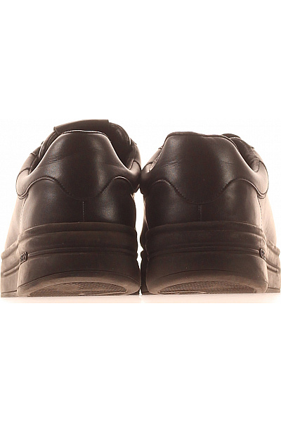 Guess černé kožené tenisky volnočasové šněrovací Vel. 40.5 | Guess | obrázek 4