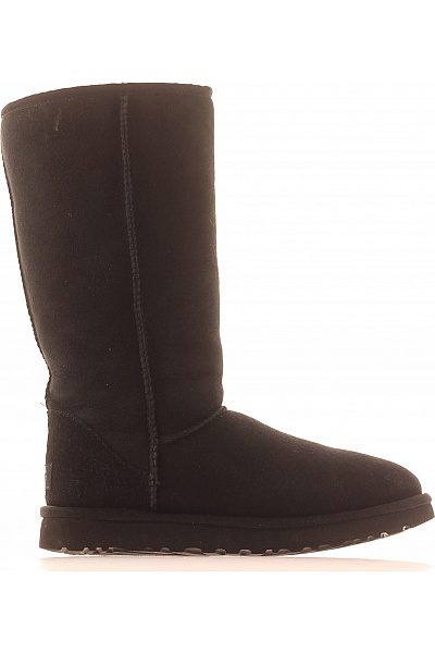 UGG Dámské Kožené Vysoké Kozačky Zimní Velikost 39
