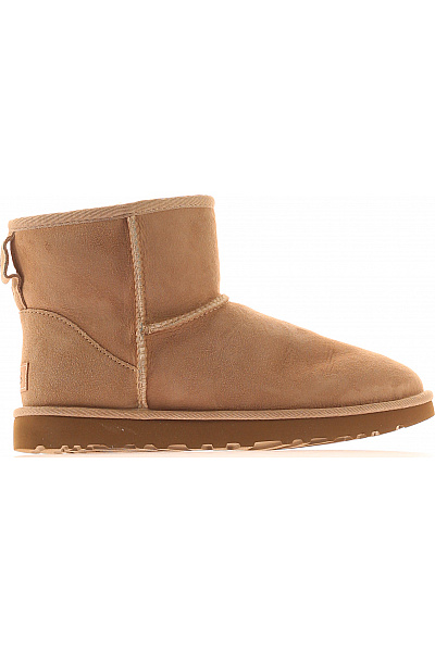 UGG Hnědé Kotníkové Válenky S Kožíškem Velikost 39