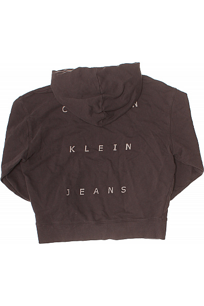 Calvin Klein hnědá mikina s kapucí a klokaní kapsou Vel. EU XS | Calvin Klein | obrázek 2