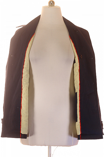 Guess Pánská bavlněná dvouřadá bunda modrá přechodová smart casual Velikost M | Guess | obrázek 3