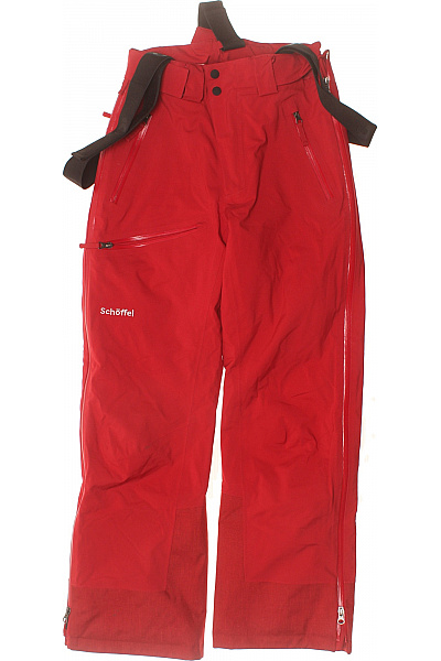 SCHOFFEL Dámské červené Lyžařské Kalhoty S Laclem Velikost XS