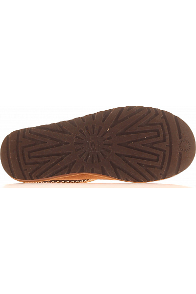 UGG Kožené kozačky s ozdobným lemem a kožíškem Vel. 40 | UGG | obrázek 3