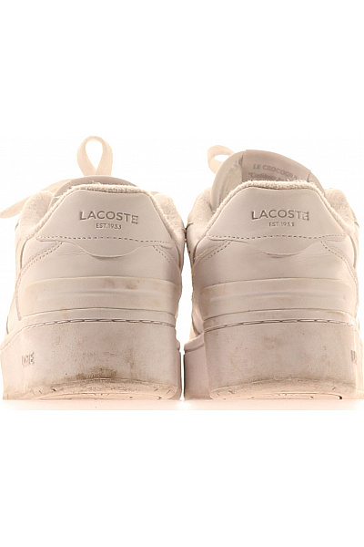 LACOSTE Dámské tenisky na platformě bílé kožené volnočasové šněrovací Velikost 37 | LACOSTE | obrázek 4
