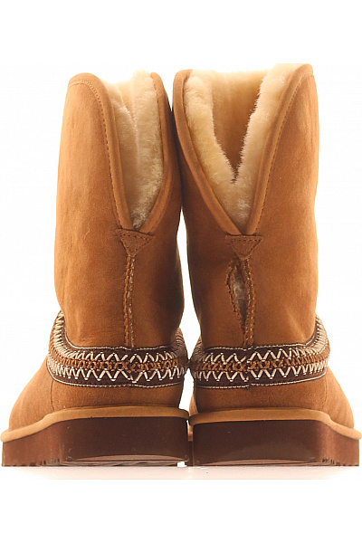 UGG Hnědé semišové válenky s ozdobným lemem Vel. 39 | UGG | obrázek 4