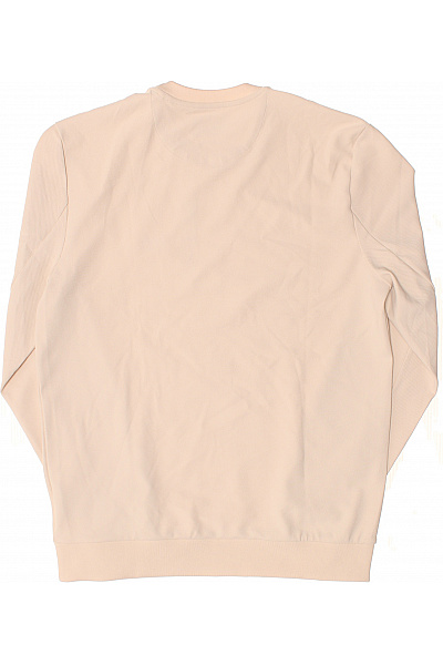 Guess Pánská mikina béžová s dlouhým rukávem jednobarevná crewneck Vel. EU L | Guess | obrázek 2