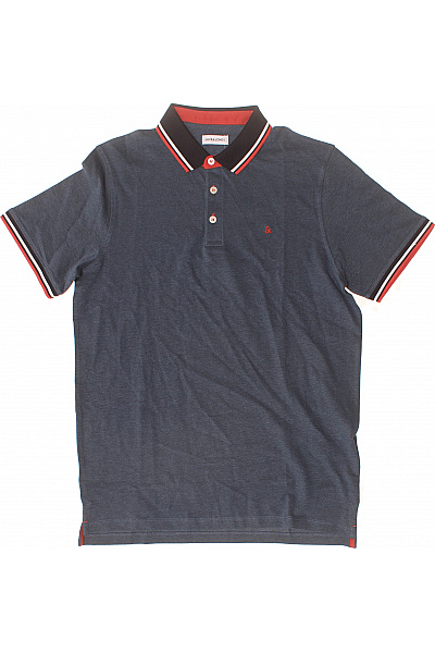 JACK & JONES Pánské polo tričko s límečkem modré bavlna Vel. EU XL | JACK & JONES | obrázek 2