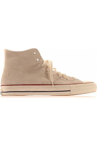 CONVERSE Béžové Kožené Kotníkové Tenisky šněrovací Volnočasové Vel. 45