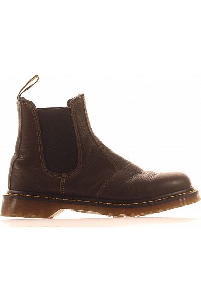 Dr.Martens Pánské Hnědé Kožené Kotníkové Chelsea Boty Vel. 42