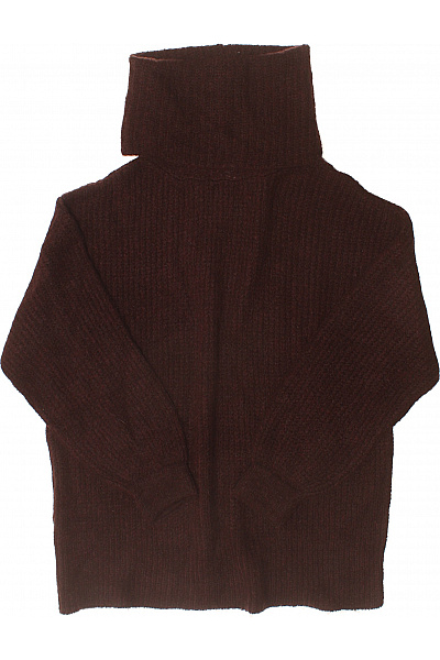 Hnědý pletený rolák oversized Vel. 40 | Unimoda | obrázek 2