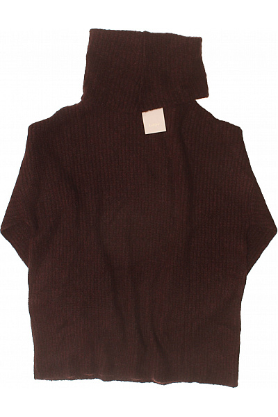 Hnědý pletený rolák oversized Vel. 40 | Unimoda | obrázek 3
