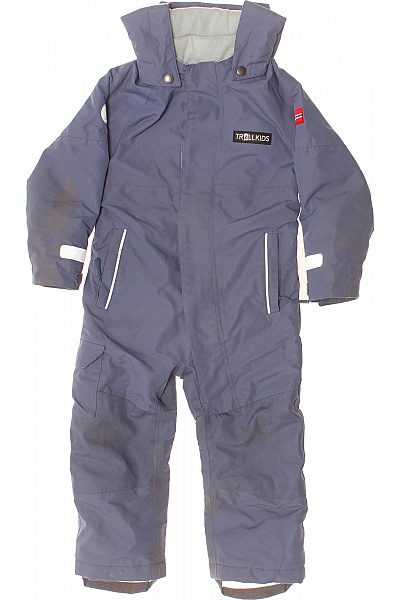 TROLLKIDS Dětská Zimní Kombinéza Outdoor Cargo Modrá Vel. EU 98 Cm