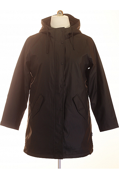 ONLY Černá Dámská Parka S Kapucí Nepromokavá Přechodová Vel. XL