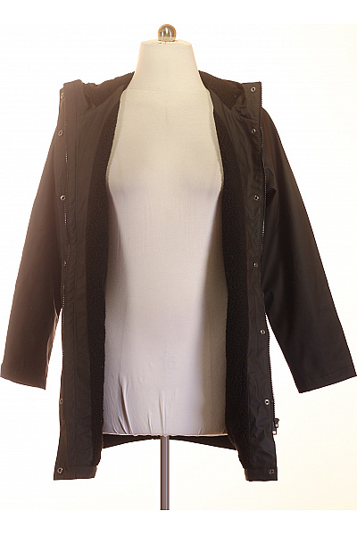 ONLY Černá dámská parka s kapucí nepromokavá přechodová Vel. XL | ONLY | obrázek 3