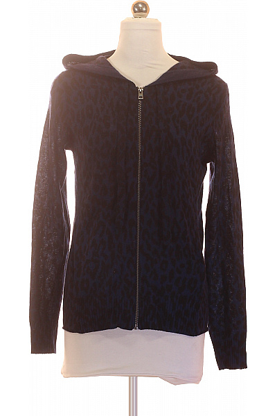 Zadig&Voltaire deluxe Pánská kašmírová mikina s kapucí na zip modrá leopardí vzor Vel. EU XS | Zadig&Voltaire deluxe | obrázek 2