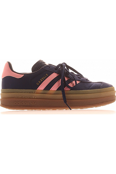 ADIDAS Dámské Tenisky Gazelle Růžové Semišové šněrovací Na Platformě Volnočasové Vel. 39 1/3