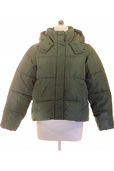 VILA Dámská khaki prošívaná puffer bunda s kapucí Velikost 40 | VILA | obrázek 2