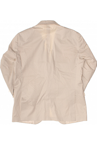 Pánské bavlněné sako a kalhoty smart casual béžové Vel. EU 52 | Unimoda | obrázek 3