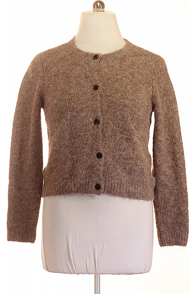 VERO MODA Hnědý pletený propínací kardigan na knoflíky Vel. XL | VERO MODA | obrázek 2