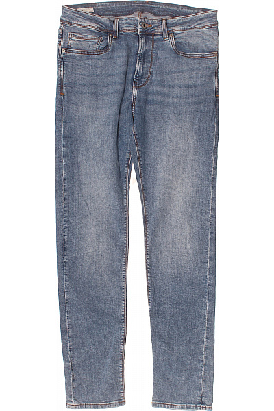 Pepe Jeans Pánské Džíny Modré Strečové Rovné Vel. EU 34