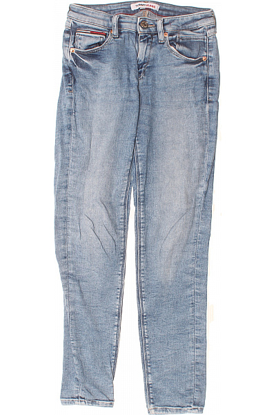 TOMMY HILFIGER Dámské Džíny Skinny Modré Strečové Velikost 25/30