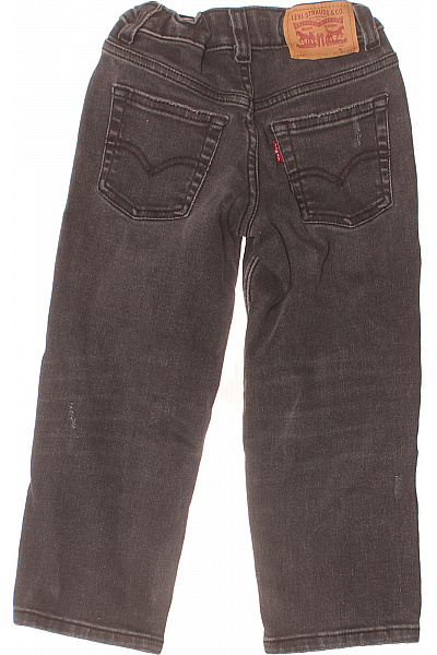 LEVIS Dívčí džíny černé roztrhané | LEVIS | obrázek 2