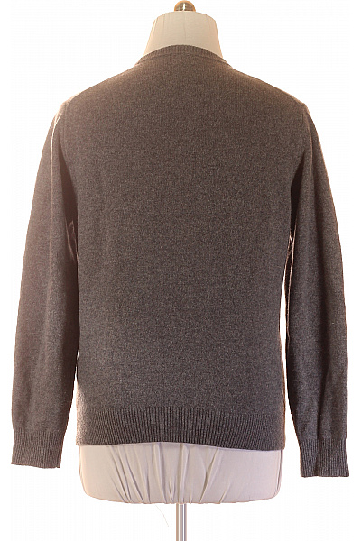HACKETT Pánský vlněný pulovr šedý basic Vel. XXL | HACKETT | obrázek 3