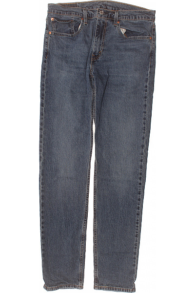 LEVIS Pánské Džíny Rovné Modré Vel. M