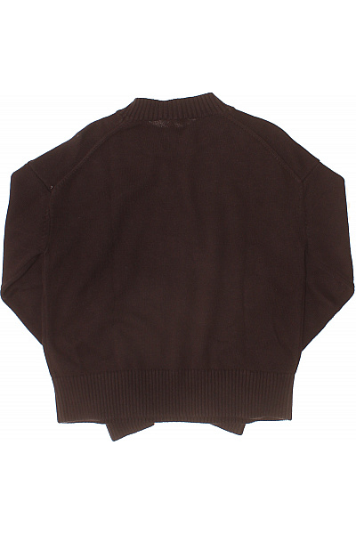 Calvin Klein dámský hnědý pletený svetr s dlouhým rukávem crop basic Vel. S | Calvin Klein | obrázek 3