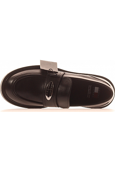 TOMMY HILFIGER Dámské kožené polobotky černé elegantní Vel. 39 | TOMMY HILFIGER | obrázek 2