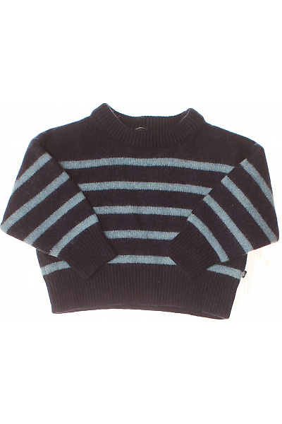 Petit-Bateau Dětský vlněný svetr modrý pruhovaný Vel. EU 52 | Petit-Bateau | obrázek 2