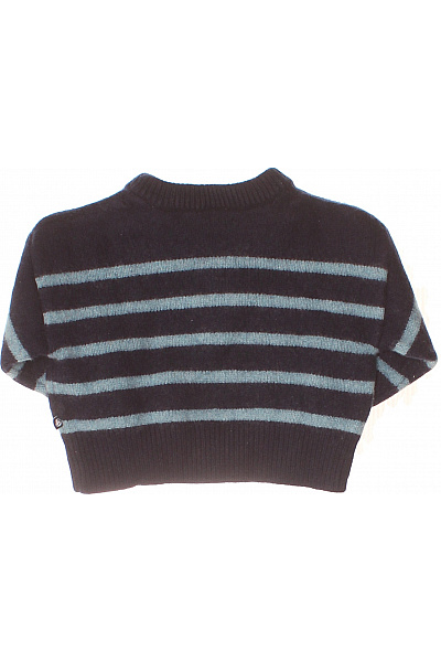 Petit-Bateau Dětský vlněný svetr modrý pruhovaný Vel. EU 52 | Petit-Bateau | obrázek 3
