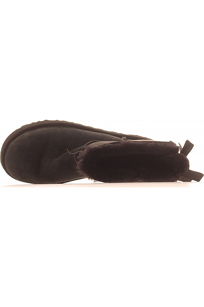 UGG Dámské kožené kozačky s mašlí černé zimní zateplené Vel. 39 | UGG | obrázek 2