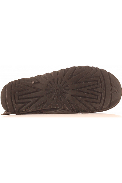 UGG Dámské kožené kozačky s mašlí černé zimní zateplené Vel. 39 | UGG | obrázek 3