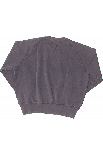 ZARA Pánská bavlněná mikina přes hlavu šedá jednobarevná crewneck streetwear Velikost EU M | ZARA | obrázek 2