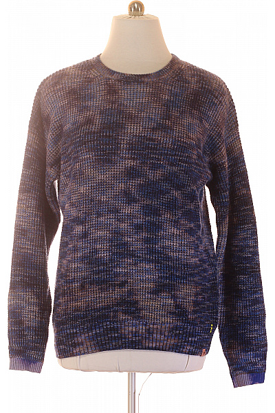 Scotch & Soda Pánský pletený pulovr modrý vzorovaný podzimní Vel. EU L | Scotch & Soda | obrázek 2