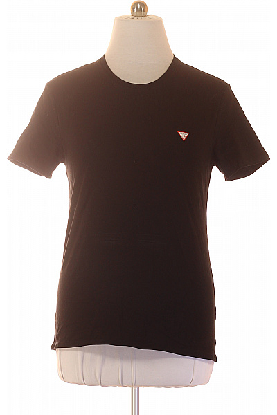 Guess Pánské Tričko S Krátkým Rukávem Jednobarevné Basic Velikost Xl