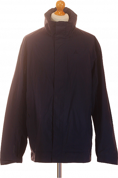 SCHOFFEL Pánská Modrá Sportovní Bunda S Kapucí Outdoorová Nepromokavá Vel. XXL
