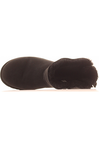 UGG Dámské černé semišové válenky s kožíškem a mašlí Vel. 41 | UGG | obrázek 2