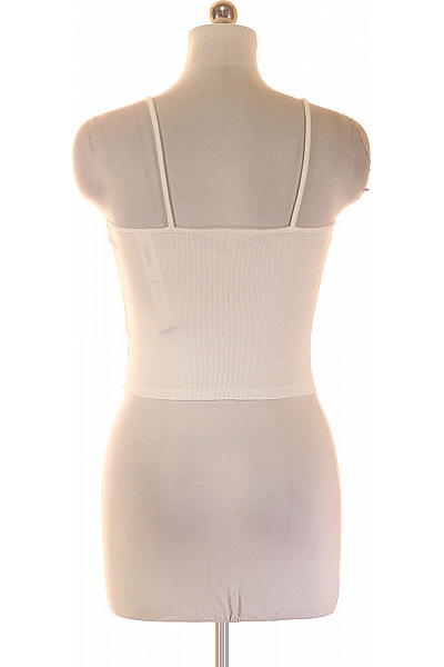 REVIEW Bílé bavlněné crop top tílko basic Velikost EU L | REVIEW | obrázek 3