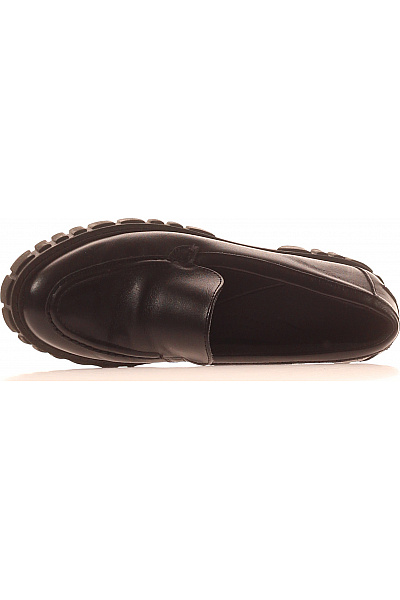 Clarks Dámské černé kožené nazouvací polobotky na platformě Velikost 39 | Clarks | obrázek 2