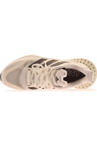 ADIDAS Bílé textilní běžecké tenisky s 3D podrážkou Vel. 44.5 | ADIDAS | obrázek 2