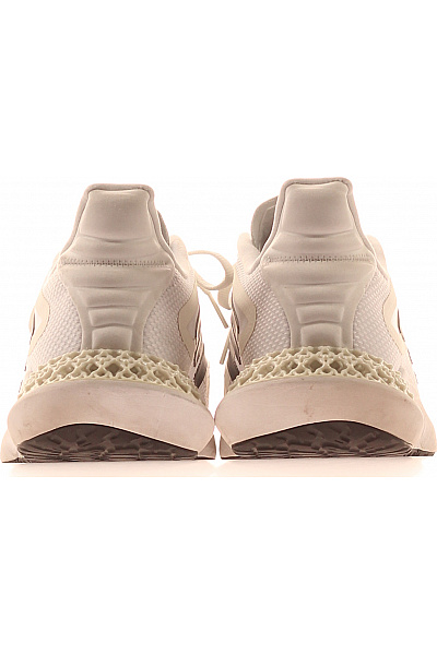 ADIDAS Bílé textilní běžecké tenisky s 3D podrážkou Vel. 44.5 | ADIDAS | obrázek 4